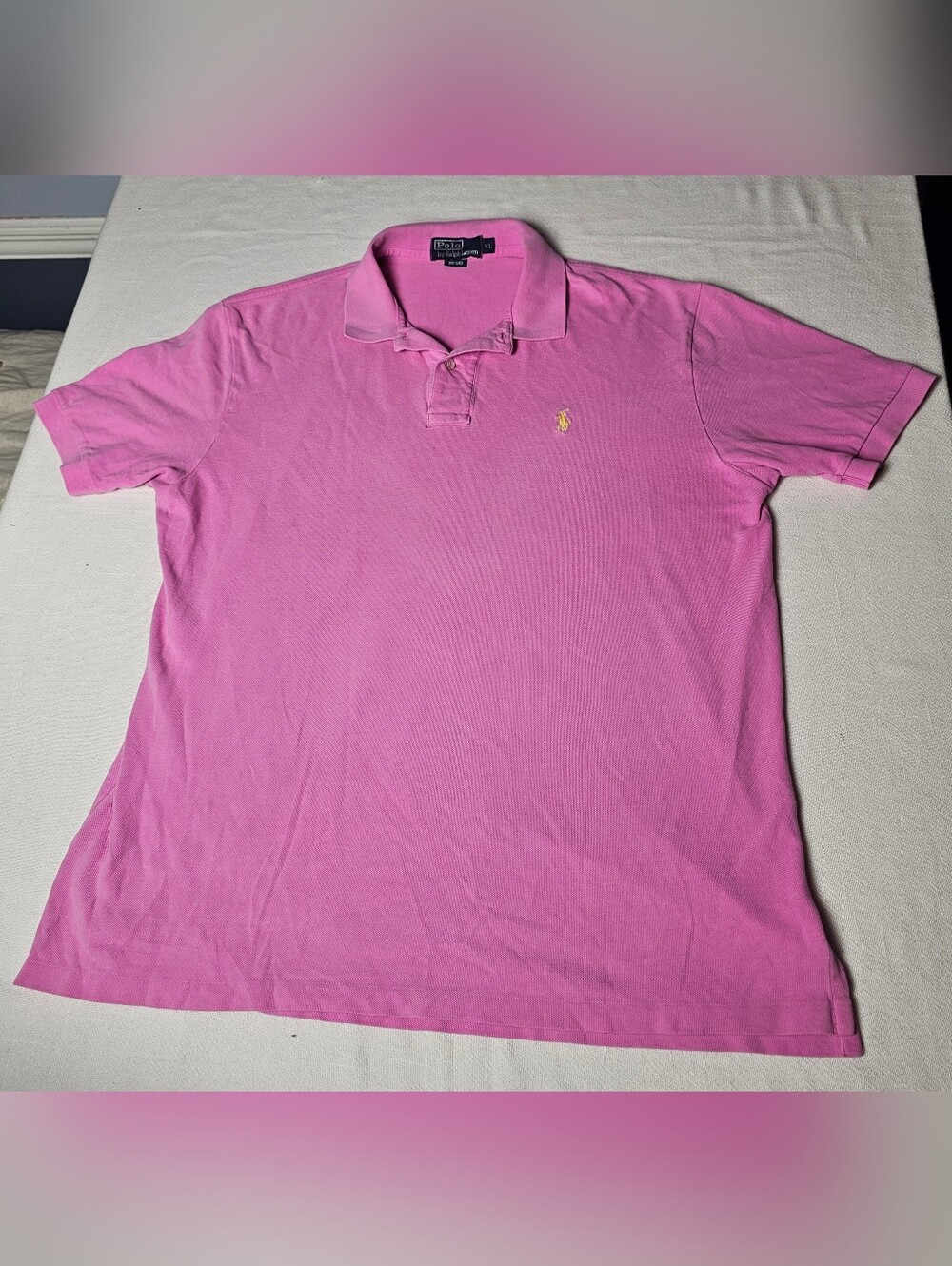 classic Polo Ralph Lauren short-sleeve polo shirt Mens Size XL Pink